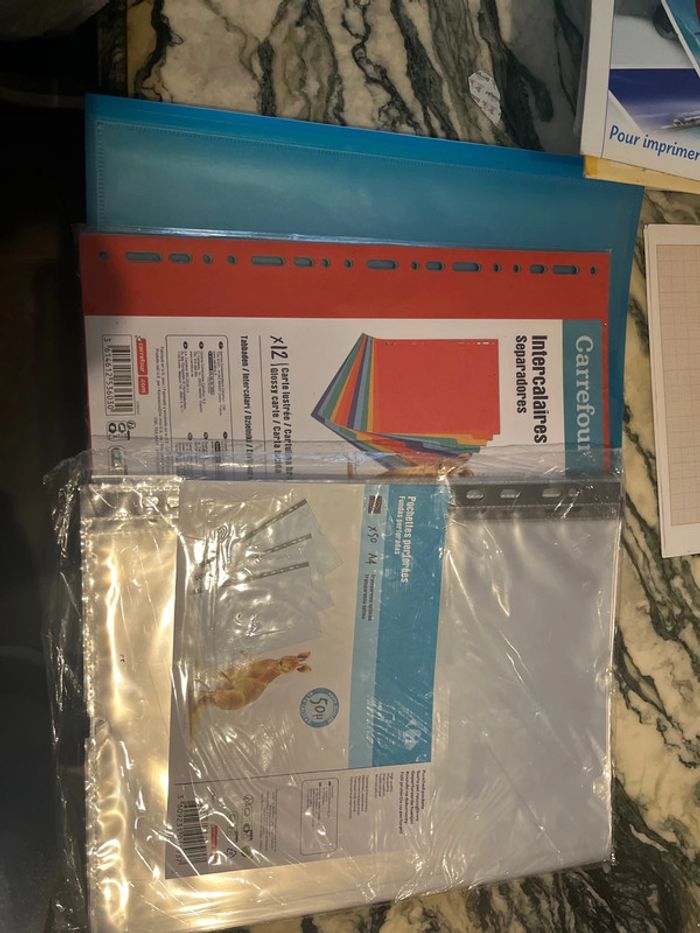 Lot fournitures scolaire