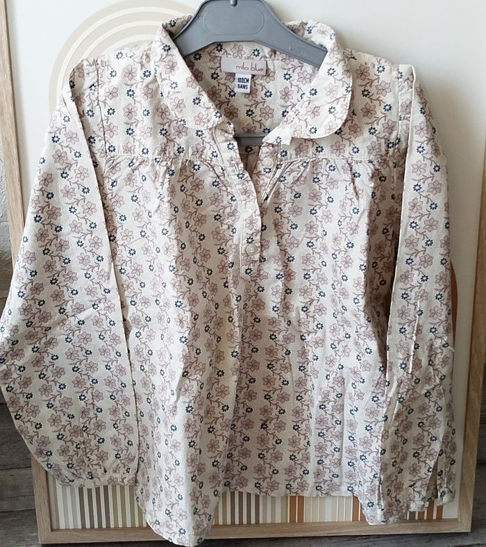 Mila Blue Blouse fille 5 ans