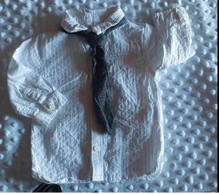 Ensemble chemise et pantalon avec cravates et bretelles - photo numéro 3