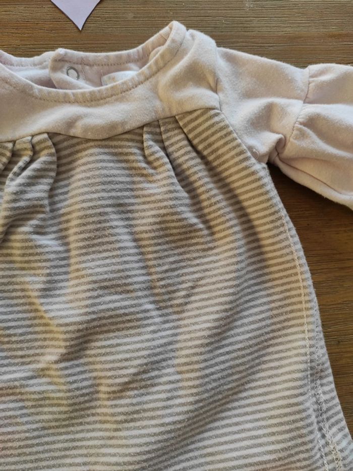 T-shirt manches longues 1 mois - photo numéro 2