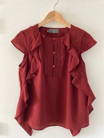 Blouse Cotélac Terracotta