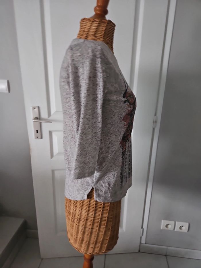 T-shirt manches 3/4 berska taille S u45 - photo numéro 6