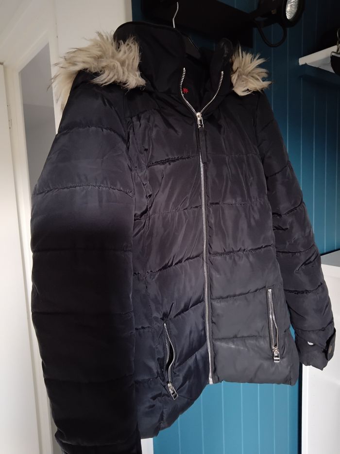 Manteau doudoune noir - photo numéro 3
