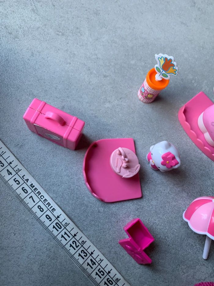 Lot hello kitty maman et fille valise parasol fleur élastique cheveux - photo numéro 9