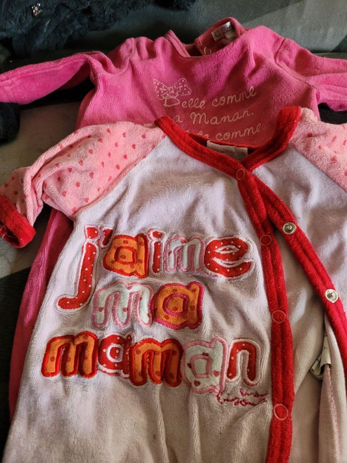 Lot de 3 pyjamas 1 mois - photo numéro 3