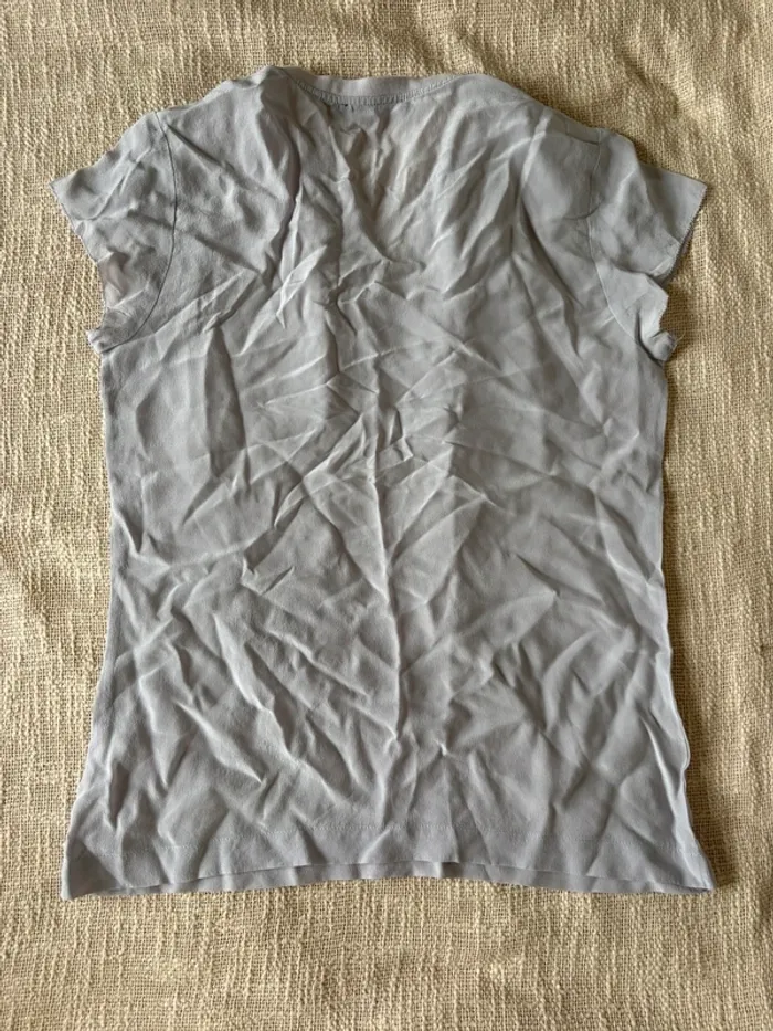 T-shirt Lila taille 36 Monoprix autre ton soie - photo numéro 2