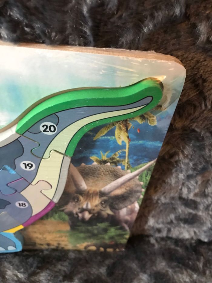 Puzzle en bois dino - photo numéro 3