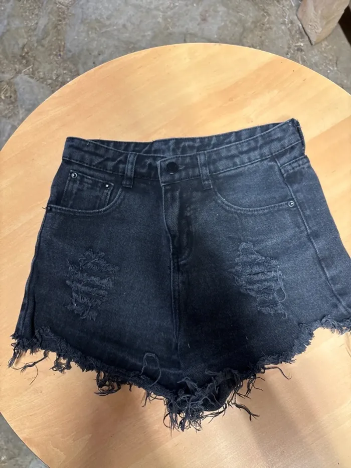 Short en jean fille