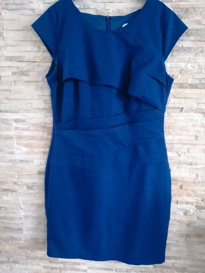 Robe de soirée bleu électric taille 40 - photo numéro 9