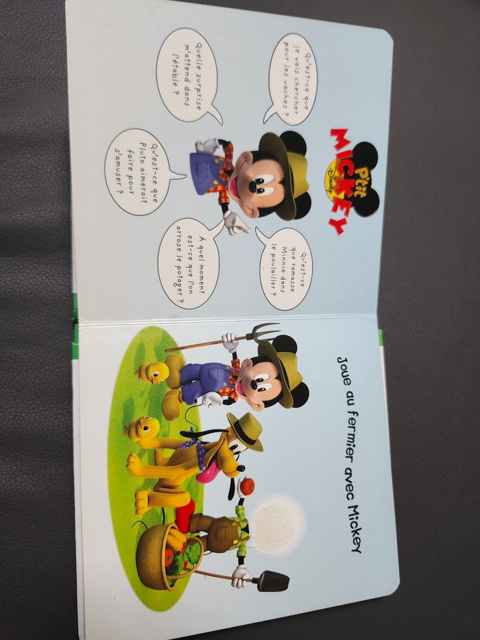 Livre enfant p'tit mickey disney fermier - photo numéro 10