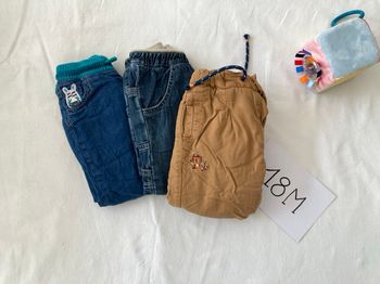 Lot pantalons hivers 18 M