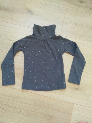 T-shirt col roulé fille 3 ans