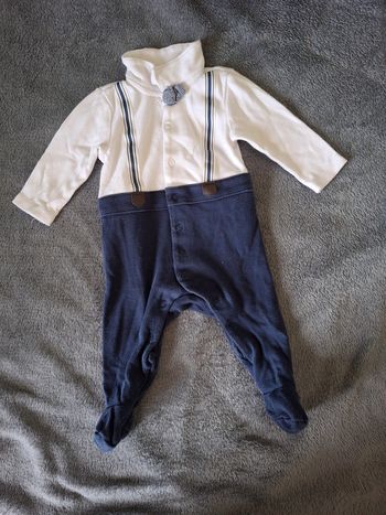 Pyjama/dors-bien bébé 1-3mois motif costume