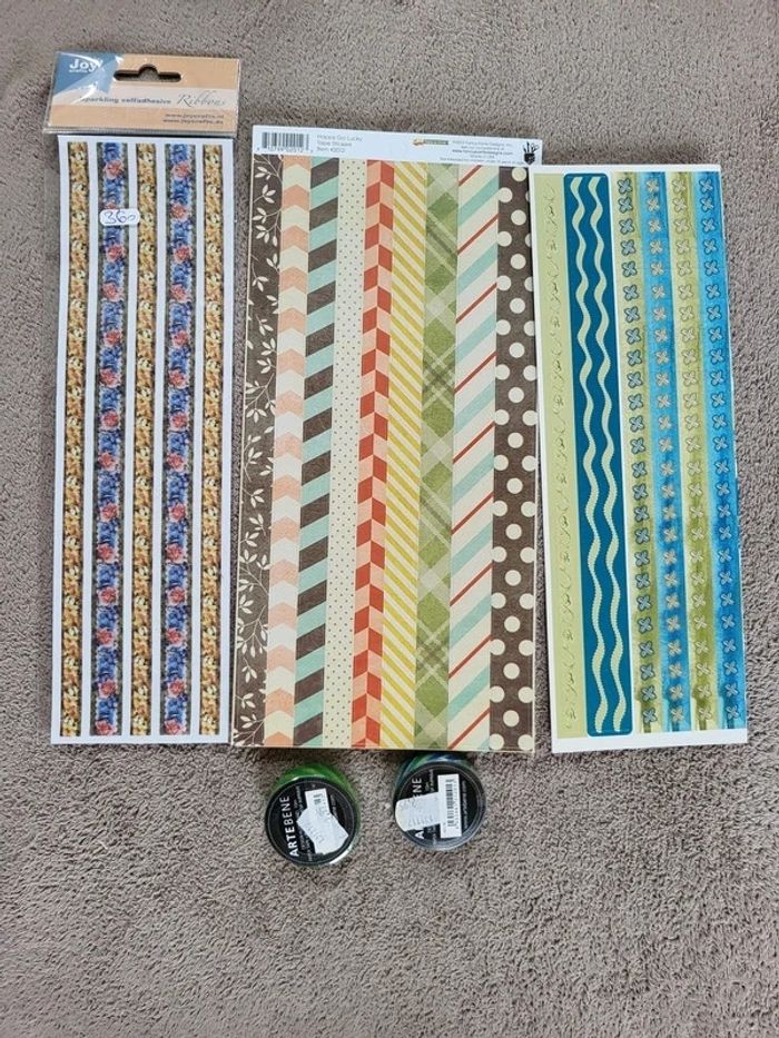 Lot masking tape rubans scrapbooking