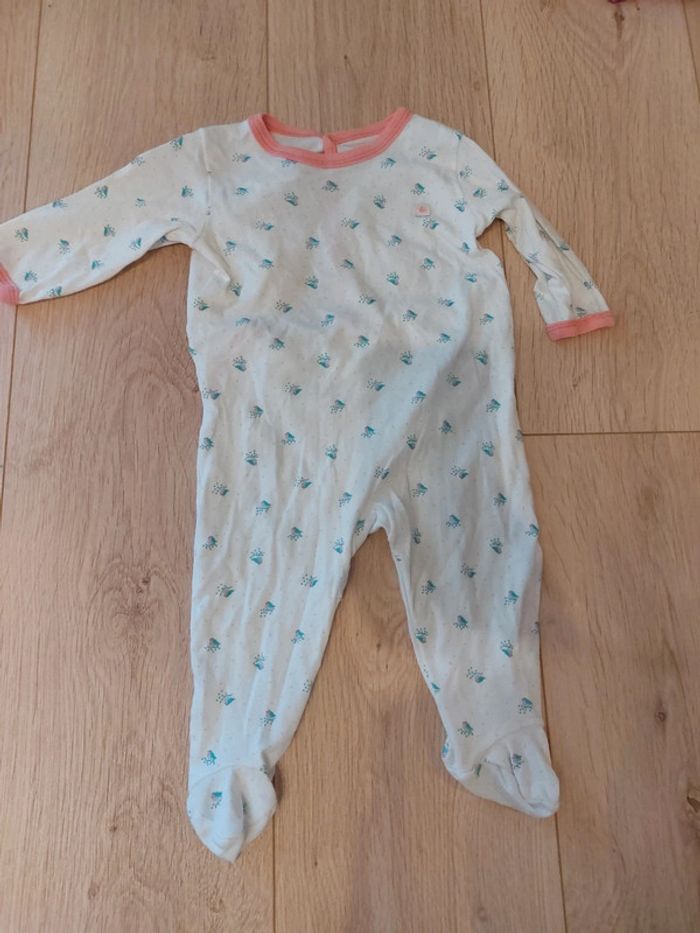 Lot 5 grenouillère petit bateau 6 mois - photo numéro 2