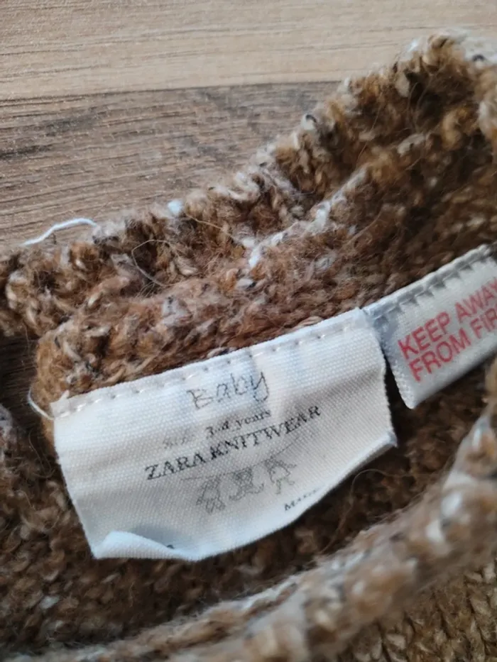 Pull fille 3/4 ans Zara - photo numéro 3