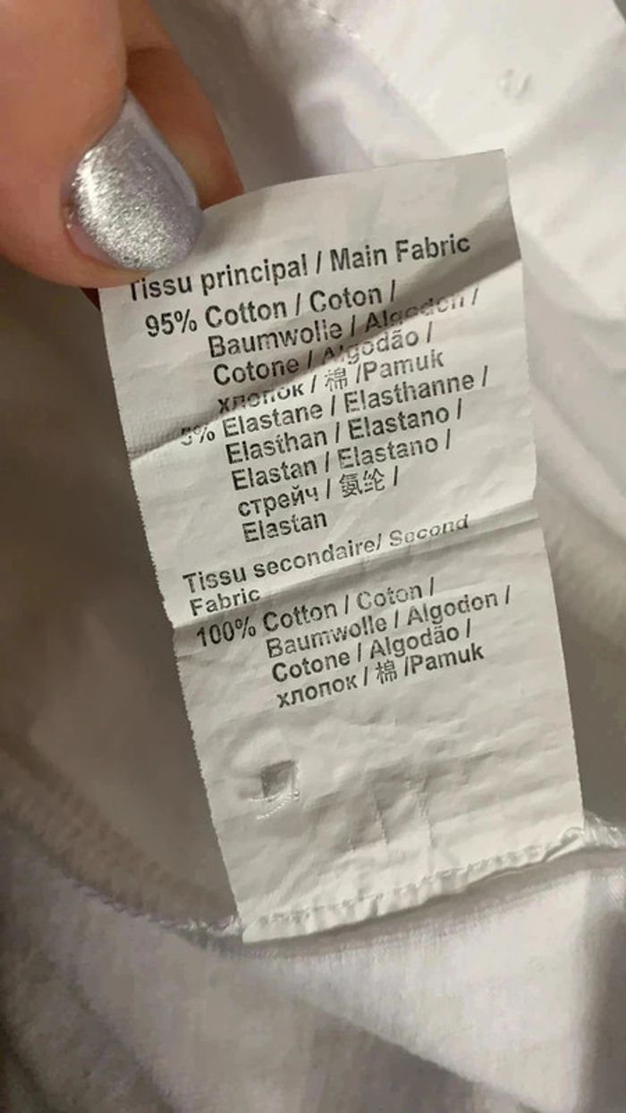 Chemise blanche Ikks T:44 - photo numéro 8