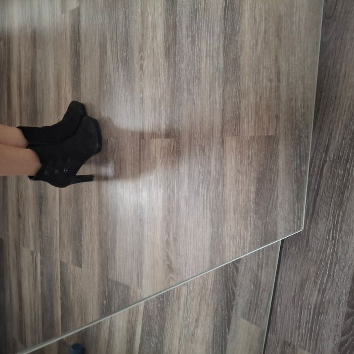 Bottines noires à talons en simili velours - Taille 39 -Alesya - photo numéro 8