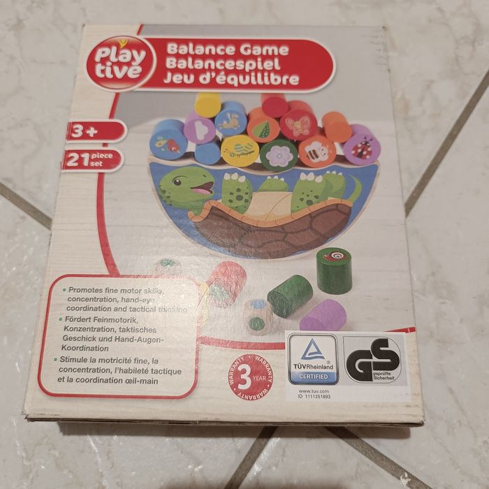 Jeu d'équilibre en bois