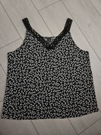 Debardeur femme noir et blanc shein xl