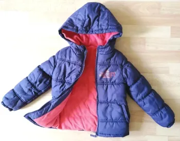 Doudoune violette à capuche 5-6 ans Kiabi