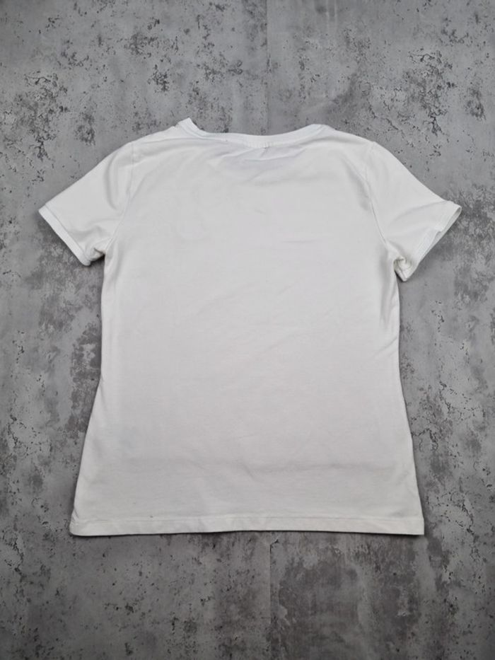 T-shirt blanc Tommy Hilfiger, S Femme (mesures en photos) - photo numéro 4