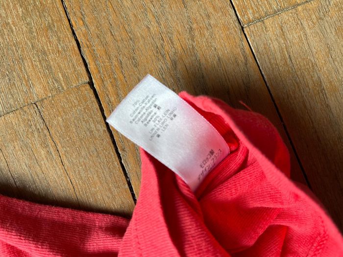 Tee-shirt rouge-rose Petit Bateau 6 ans - photo numéro 3