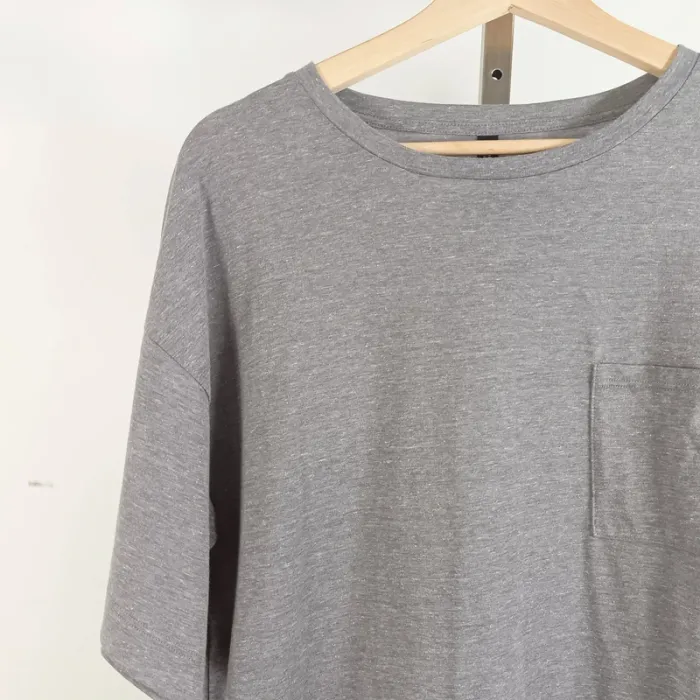 T-shirt ample gris Woolworths Daily Collection - Taille S A539 - photo numéro 3