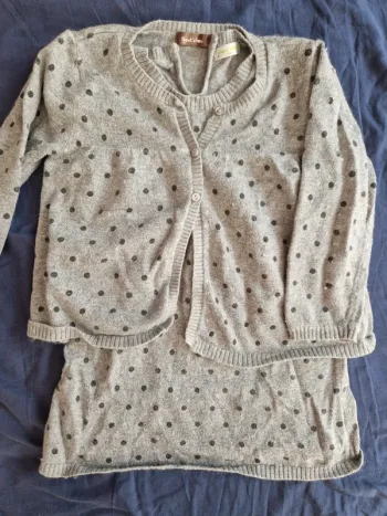 Ensemble robe et gilet - Bout'chou 18 mois