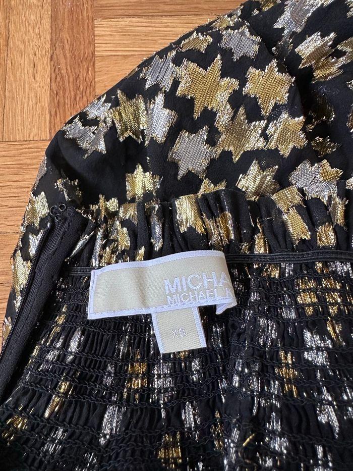 Robe Michael Kors noire, dorée et argentée taille 36 - photo numéro 6
