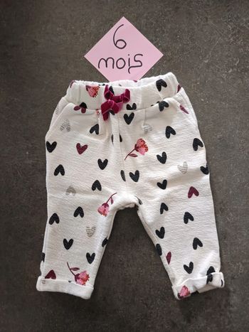 Pantalon coeurs 6 mois