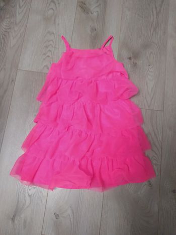Robe été rose 5 ans