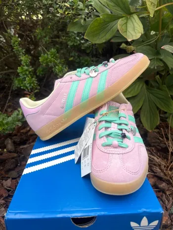 🟢 Adidas Gazelle bliss lilac/acid mint– Taille 40 🟢