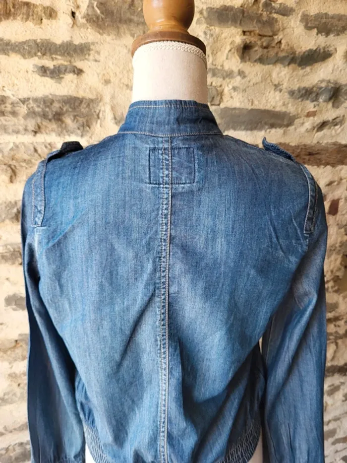 Veste en jean bleue Kaporal Taille XS - photo numéro 5