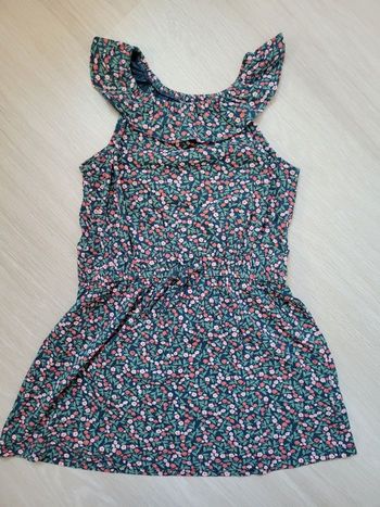 6 ans robe fleurie vertbaudet