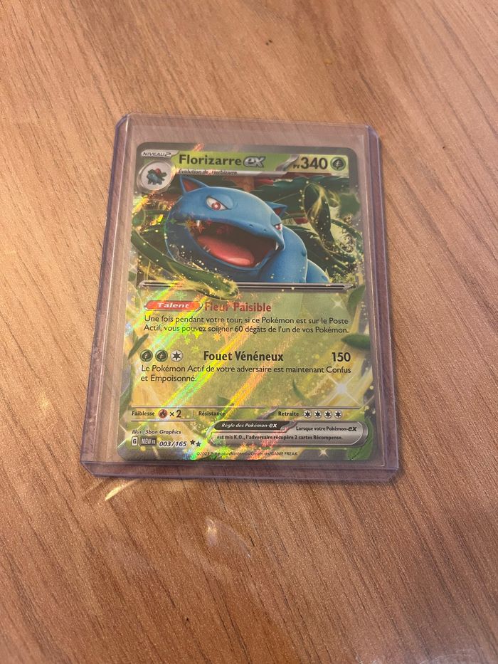 Carte Pokémon - Florizarre Ex 003/165 - Ecarlate Et Violet 151 EV3.5 MEW FR