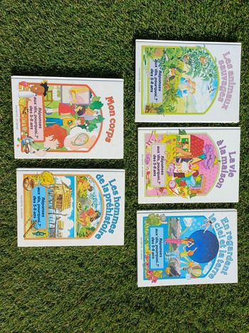 Lot de 5 livres "Réponses aux "dis, pourquoi..?