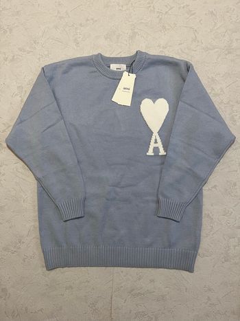 Pull AMI Paris bleu | taille S | neuf avec étiquette