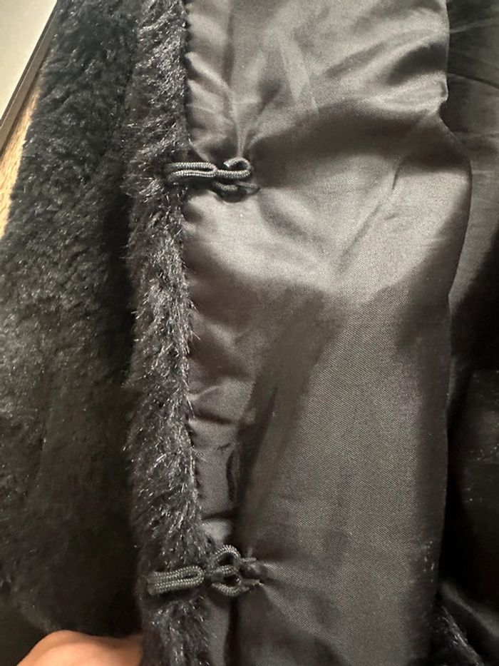 Gilet fausse fourrure noir - photo numéro 6