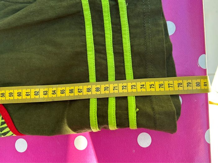 Veste longue gilet sans manches dipawali himitsu taille S M coton - capuche lutin kaki Népal - photo numéro 9