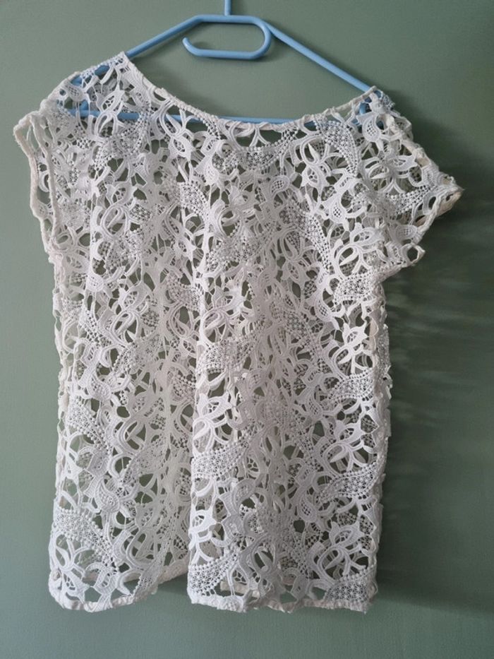 Tee shirt dentelle - photo numéro 2