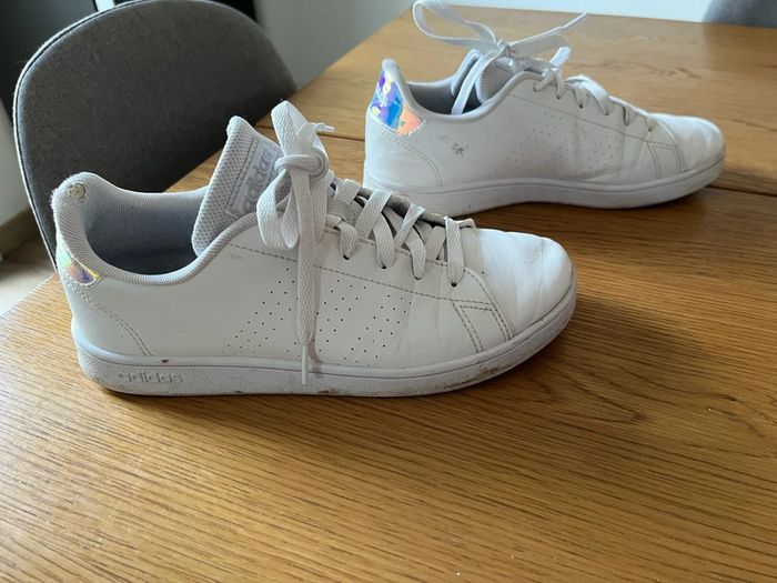 Baskets femme Adidas Advantage – Taille 37 1/3 👟 État satisfaisant – portées mais encore utilisables - photo numéro 2