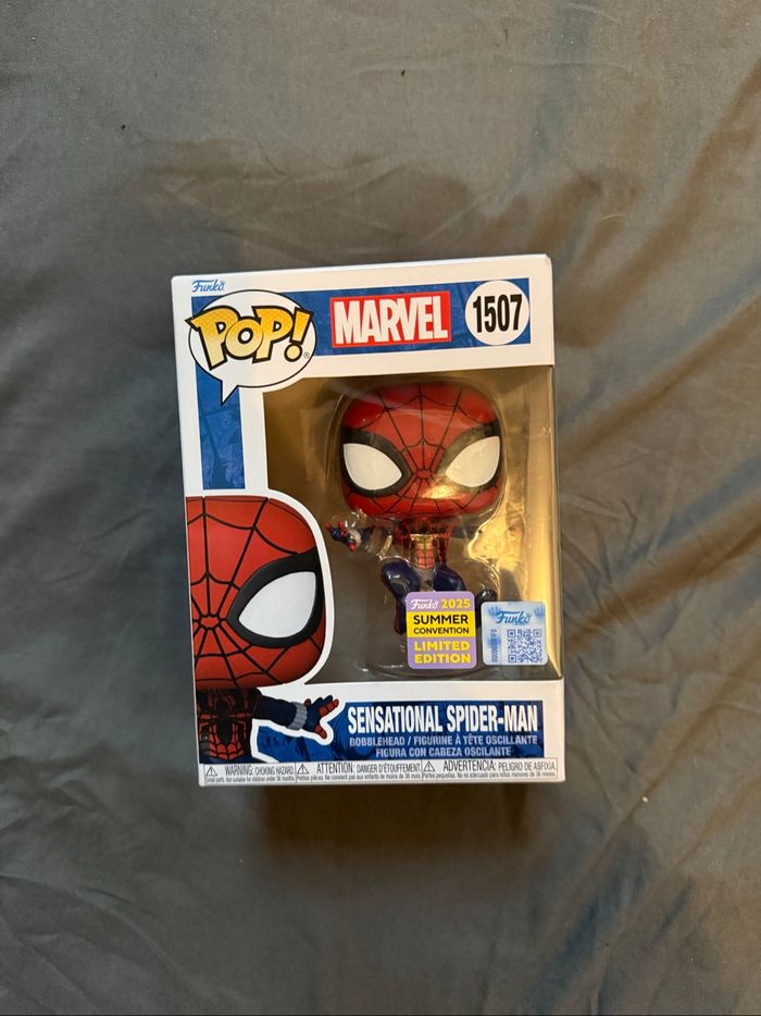 Funko Pop Sensational Spider-Man – Marvel – n°1507 – 2025 Summer Convention Limited Edition