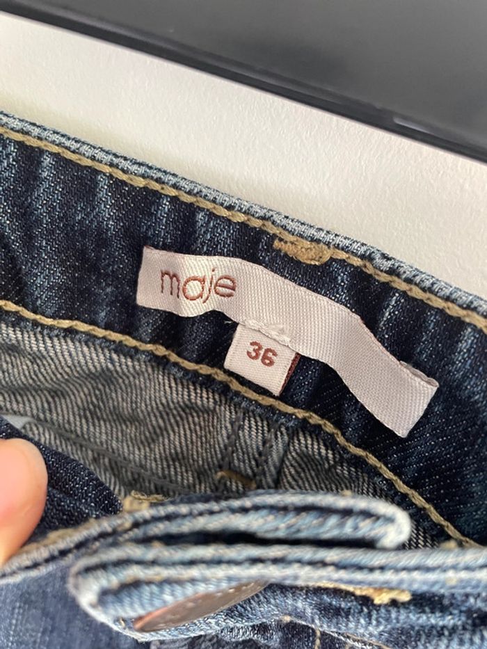 Mini-jupe en jean Maje – basique chic et urbain - photo numéro 2