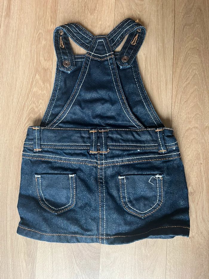 Salopette jupe en jean Kiabi 3 mois - photo numéro 3