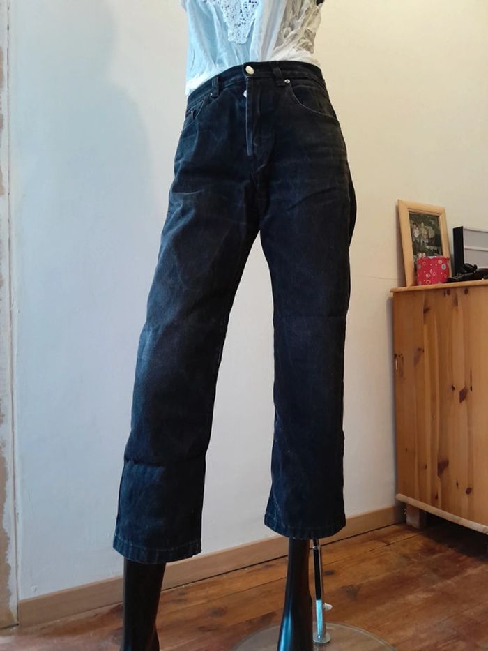 Jeans noir boyfriend taille 38 effectif - photo numéro 2