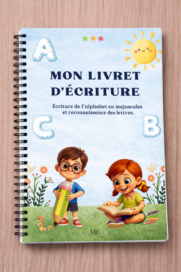 Mon livret d’écriture – Alphabet en majuscules | Reconnaissance des lettres | PS-MS-GS | Fiches effa - photo numéro 3