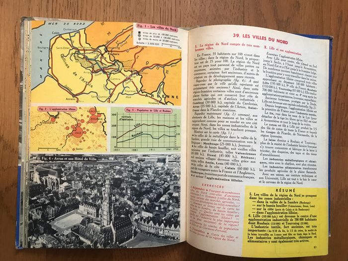 Géographie Cours moyen supérieur - L. François et M. Villin - édition 1956 - photo numéro 3