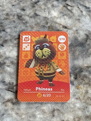 mini carte amiibo phineas