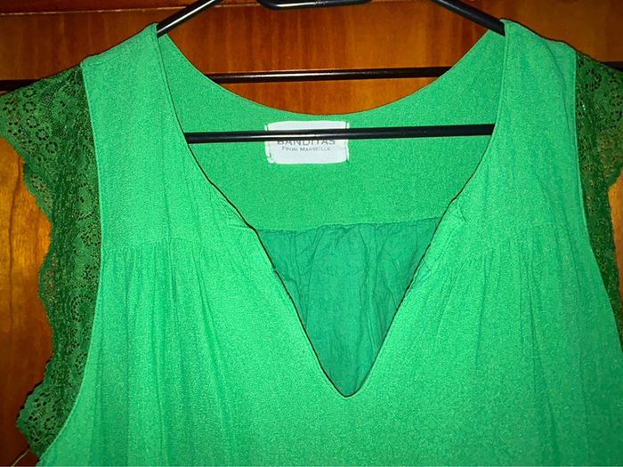 Longue robe été verte 38-40 Banditas - photo numéro 3
